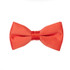 Coral Satin Bow Tie