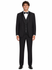 The Oliver- Men's Tuxedo Package with White Wing Shirt, Black Vest #350B and Bow Tie