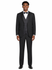 The Adam- Men's Tuxedo Coat Package with Pants, White Laydown Shirt, Black Vest #350B and Bow Tie
