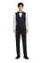 Parker - Ensemble Package with White Wing Shirt, #350B Vest and Black Bow Tie