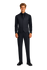 Theo Ensemble Package with Black Dress Shirt,#350B Vest and Black Long Tie