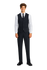 The Walker Ensemble Package with Tuxedo Pants, White Dress Shirt, #4401 Vest and Long Tie
