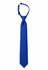Royal Blue Long Pretied Tie with Adjustable and Clip On Neckband