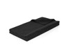 Smartline 280GSM Edgeless Microfibre Towel 40cm x 40cm Black (20)