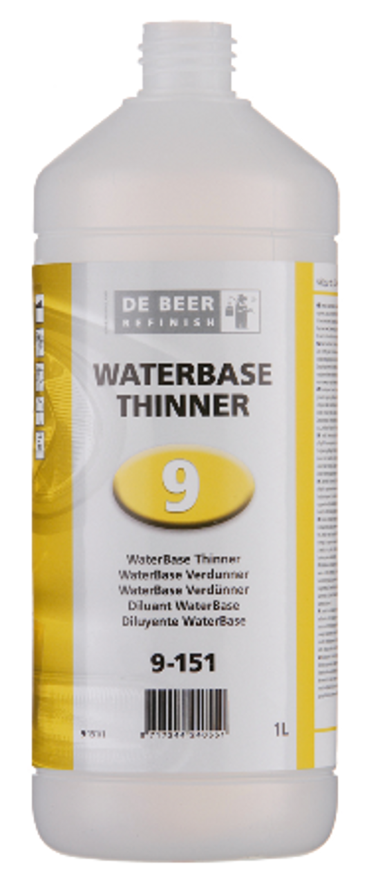 De Beer Thinner Waterbase 9-151 1Lt