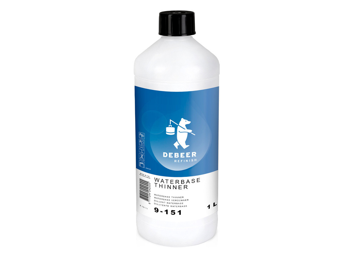 De Beer Thinner Waterbase 9-151 1Lt