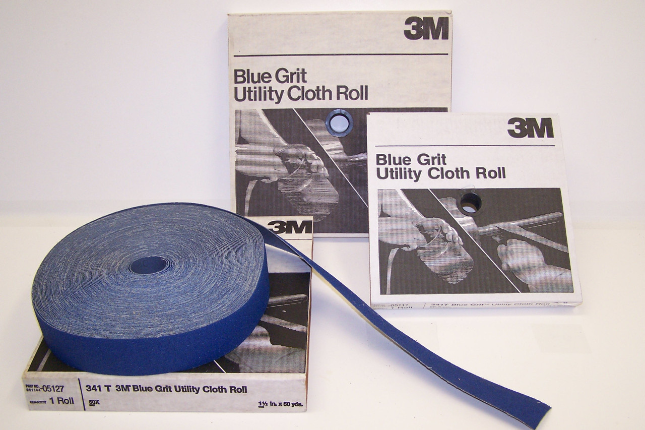3M Blue Utility Cloth 50Mm x 45.7M 80 Grit