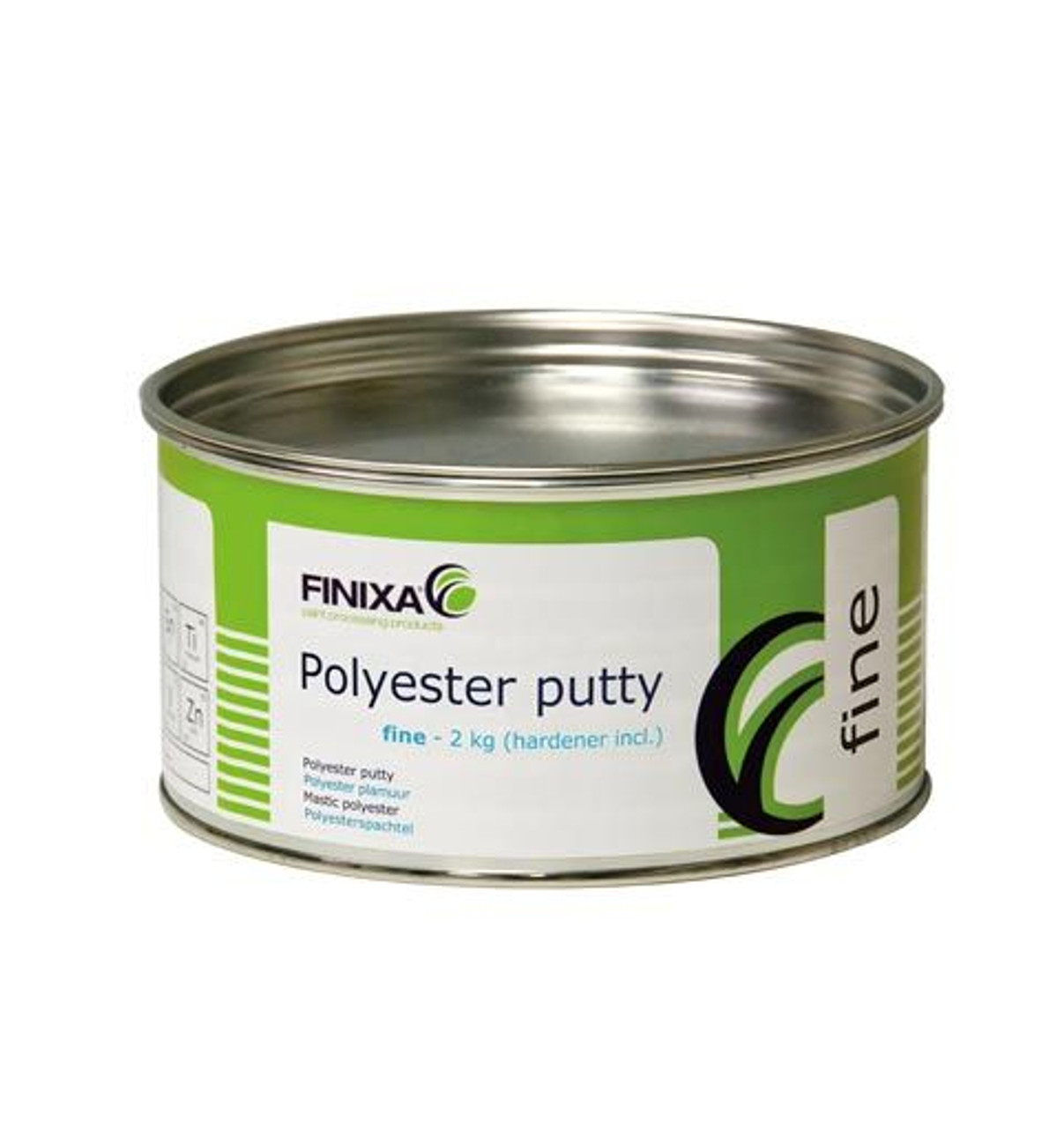 Finixa Fine Polyester Putty White 2Kg