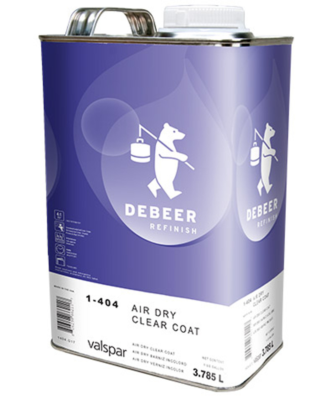 De Beer Air Dry Clear 1-404 3.785Lt