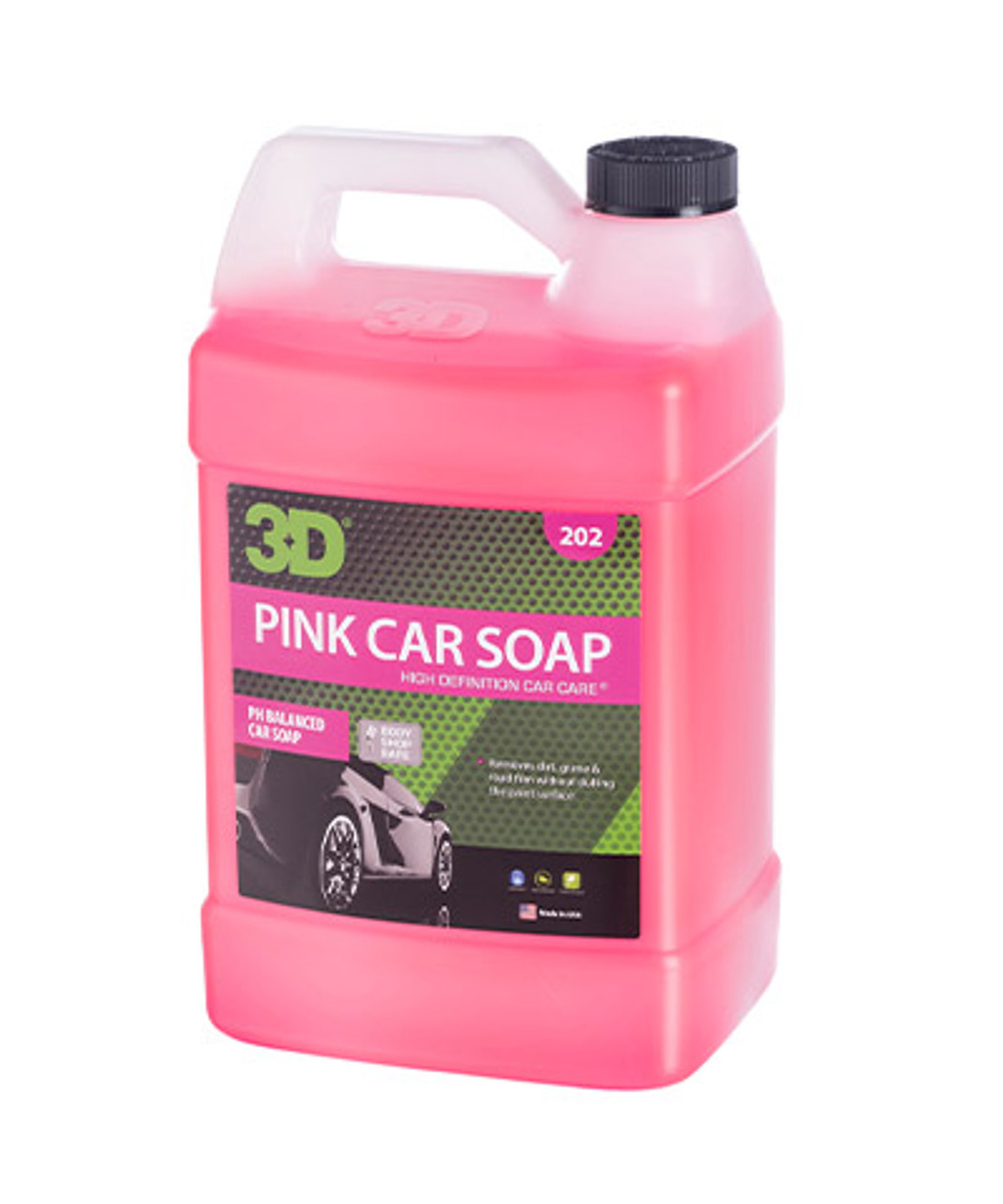 3D Pink Car Soap 3.78Ltr