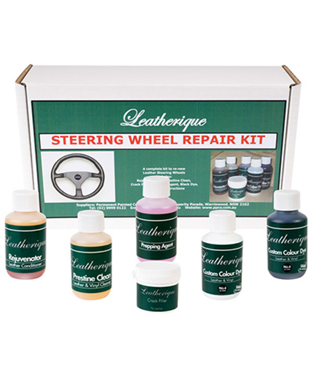 Leatherique Steering Wheel Repair Kit (Black)