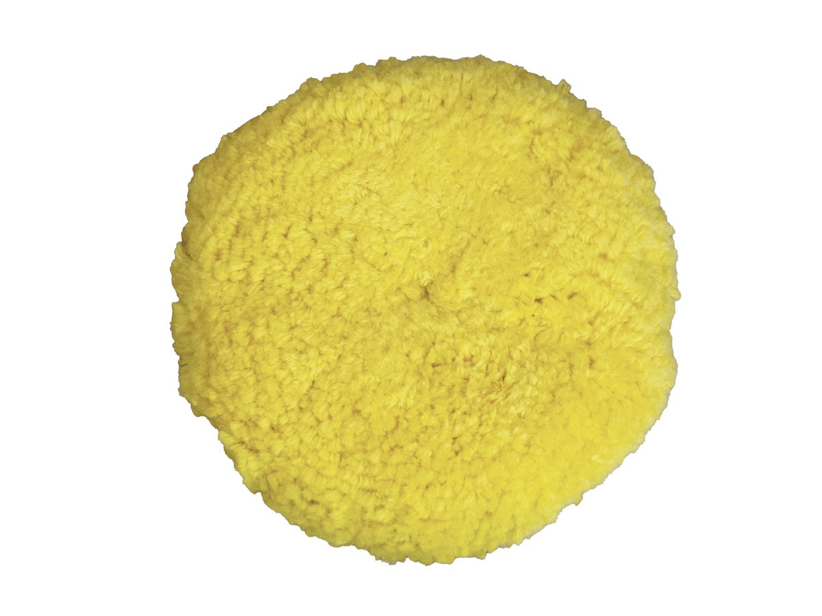 Malco Yellow Wool 9" Single Sided Medium Cutting Pad