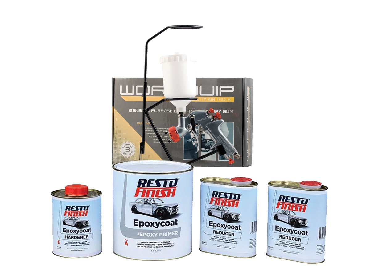 RestoFinish Epoxycoat Green/Grey 7L Promo Kit