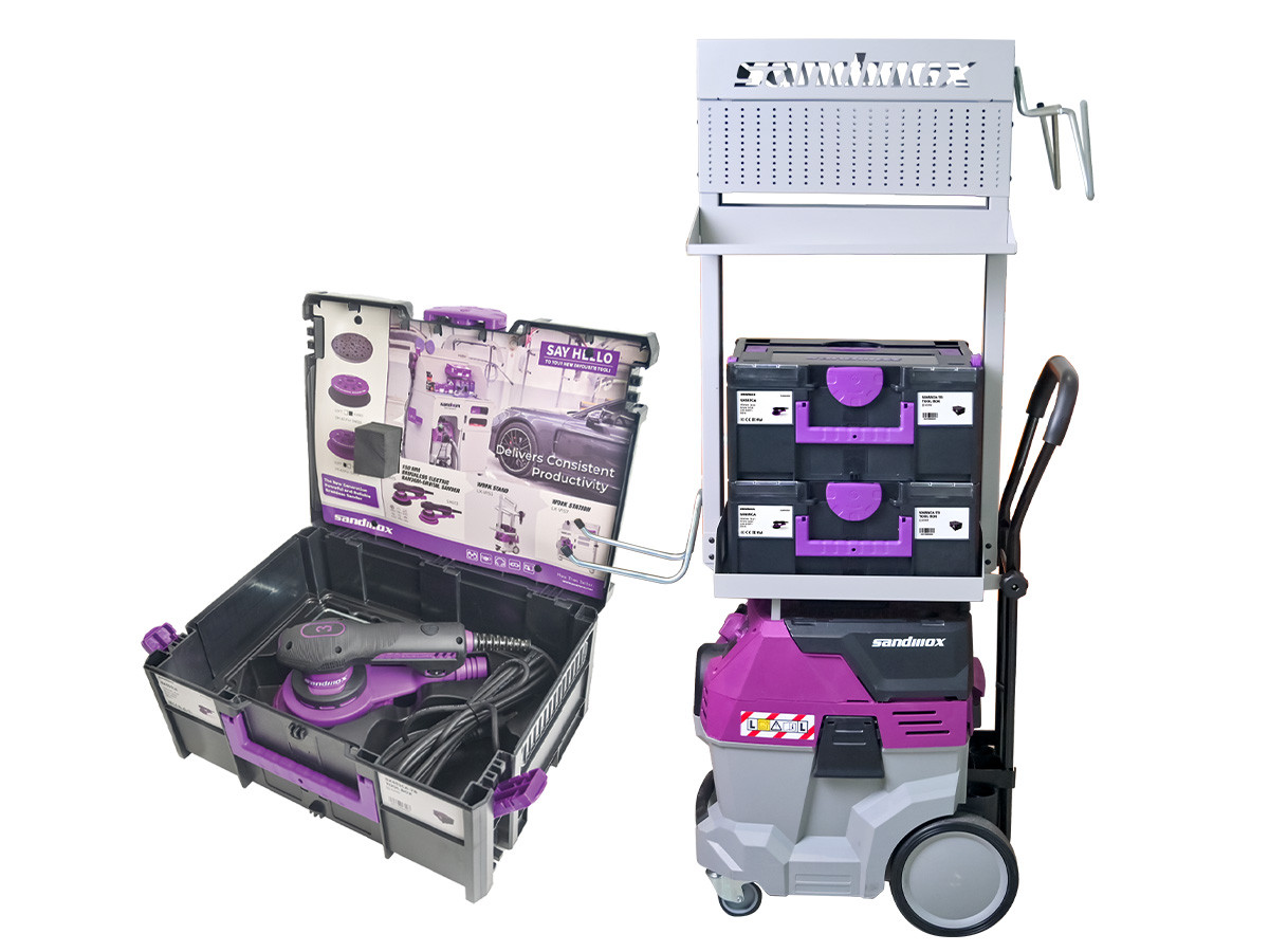 Sandwox Compact Workstation-Vacuum-3mm Sander Bundle