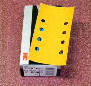 3M Hookit 81Mm X 153Mm 8Hole 120 Grit. Price is per Sheet.