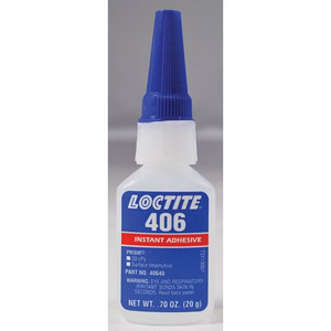 Loctite 406 Clear Instant Adhesive Rubbers & Plastic 25Ml