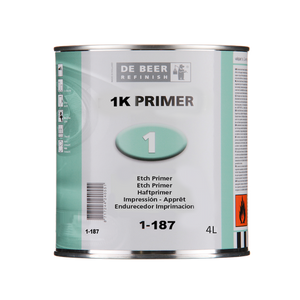 De Beer 1K Etch Primer 1-187 4Lt