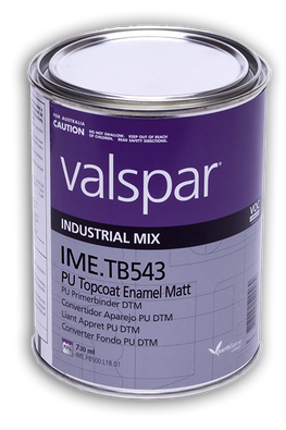 Valspar VIM TB543 Topcoat Enamel Low Gloss 2.65Lt