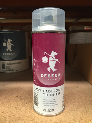 De Beer 1-231 Aerosol Fade Out Thinner 400G