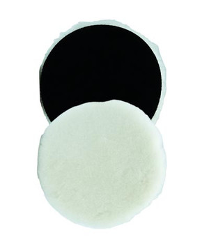 3D 6" White Wool Pad