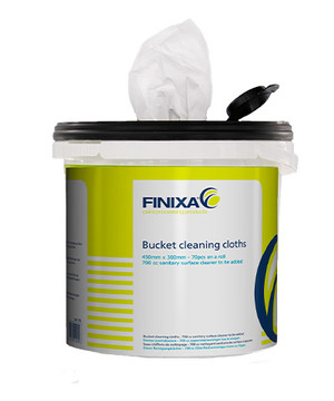 Finixa Bucket With Cleaning Cloths