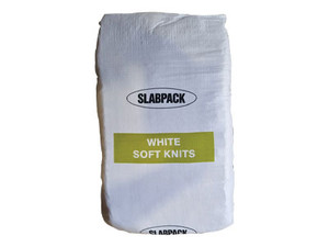 Rags Pure White Soft Knit 15Kg