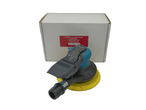 Bodyline 150Mm Air Orbital Sander 9Mm Orbit 15 Hole Velcro Pad Central Vacuum