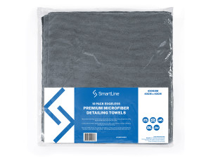 Smartline 430GSM Edgeless Premium Detailing Microfibre Towel - 40cm x 40cm (10)