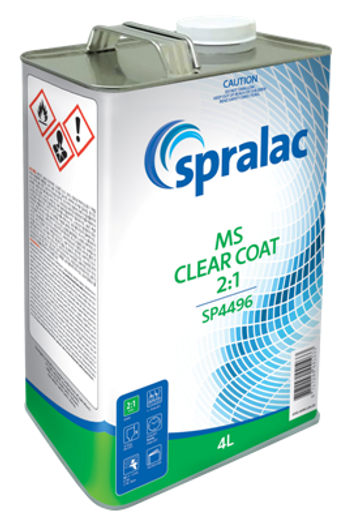 Spralac MS SP4496 Clearcoat 2:1 4Lt Spralac MS SP4496 Clearcoat 2:1 4Lt
