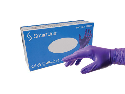 Smartline Nitrile Purple Glove Large (100) Smartline Nitrile Purple Glove Large (100)