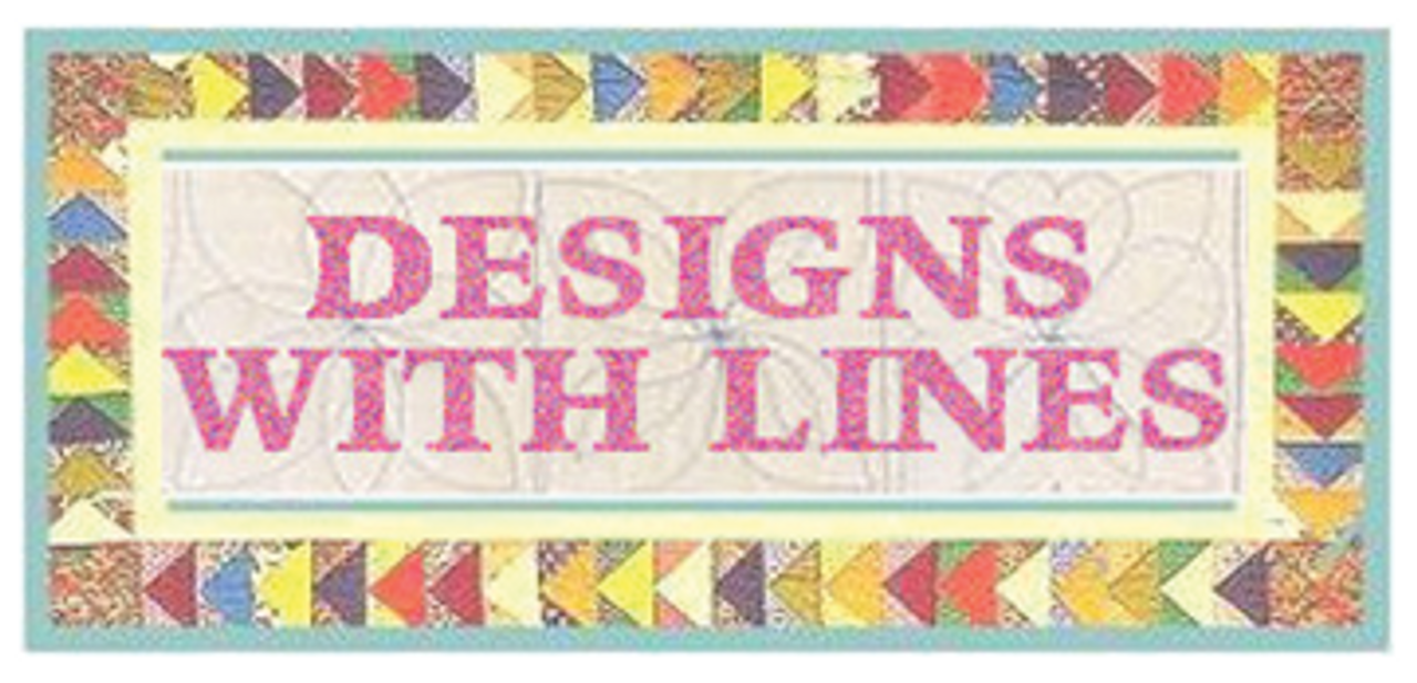Designs With Lines Longarm Machine Quilting Books & Stencils by Pam Clarke Heartbeat Quilting