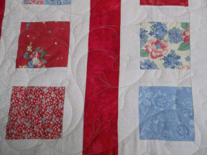 Red & White Quilt