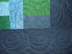 Dark Blues & Greens Quilt