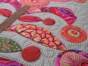 Kaffe Fassett Applique Headboard