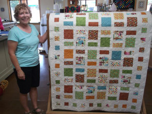 Janet's Modern Camping Quilt