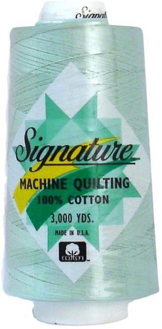 Signature40 - Azure - 490 - Cone - 3000 Yds - 100% Cotton Quilting Thread