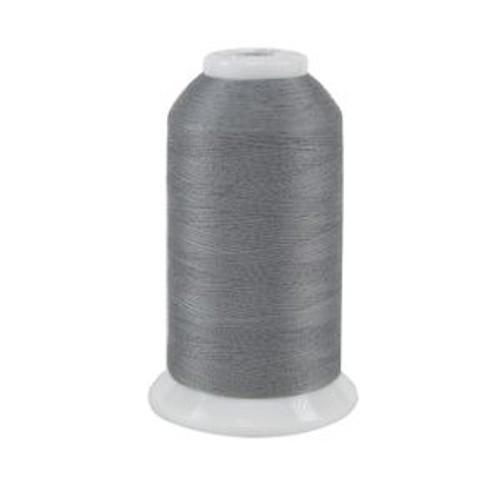 So Fine! #50 - 408 - Silver - Cone - 3280 yds - 3-ply Polyester Lint-free Quilting Thread