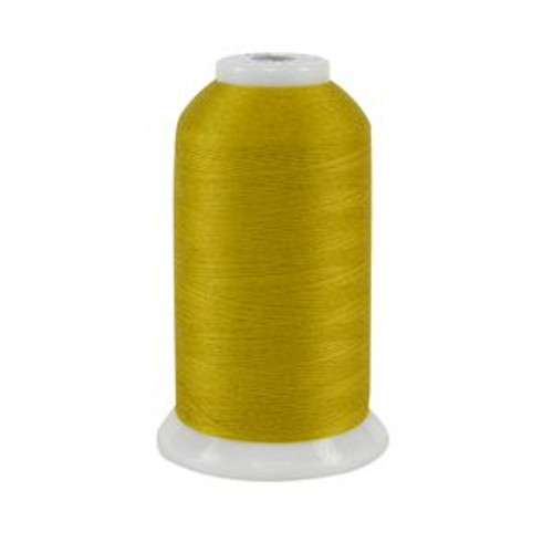 So Fine! #50 - 422 - Mustard - Cone - 3280 yds - 3-ply Polyester Lint-free Quilting Thread