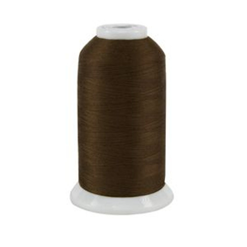 So Fine! #50 - 424 - Chocolate - Cone - 3280 yds - 3-ply Polyester Lint-free Quilting Thread