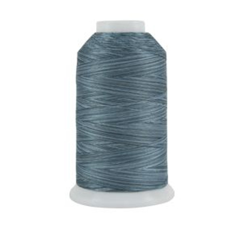 King Tut - 964 - Asher Blue - Cone - 2000 yds - 100% Eqyptian-grown Cotton Variegated Quilting Thread