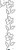 Stencil Continuous Floral Border 2in- Plastic