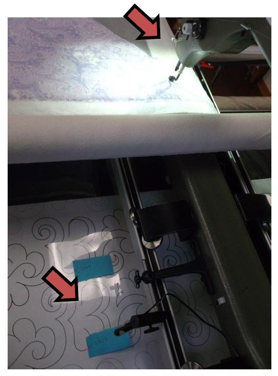 How to Use a Pantograph Heartbeat Quilting