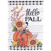 Hello Fall Polyester House Flag