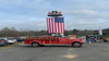 Fire Truck American Flag, Nylon 8x12