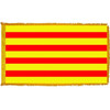 Catalonia Fringed Flag