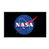 NASA Insignia Flag - Black Background