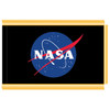 NASA Fringed Flag (insignia) - Black