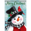 Christmas Snowman DuraSoft House Flag