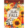 Gingham Wreath DuraSoft House Flag