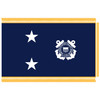 U.S. Coast Guard 2-Star Admiral Fringed Flag